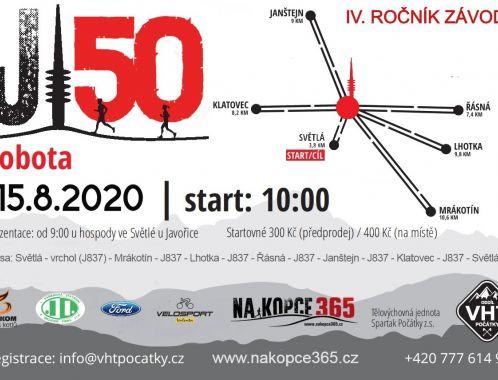 JAVOŘICKÁ PADESÁTKA J50/2020