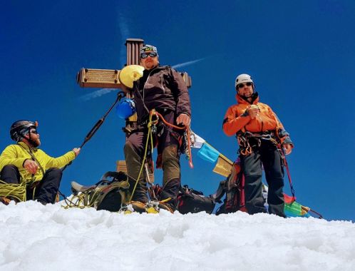 Výstup na Gross Glockner Pallaviciniho kuloárem 2018