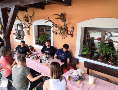 přípravy na závod