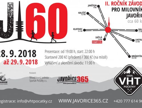 JAVOŘICKÁ ŠEDESÁTKA J60/2018