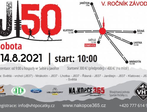 JAVOŘICKÁ PADESÁTKA - J50/2021